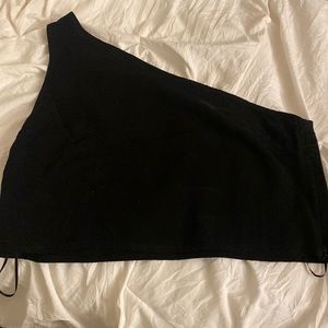 Kendall and Kylie one side off the shoulder top